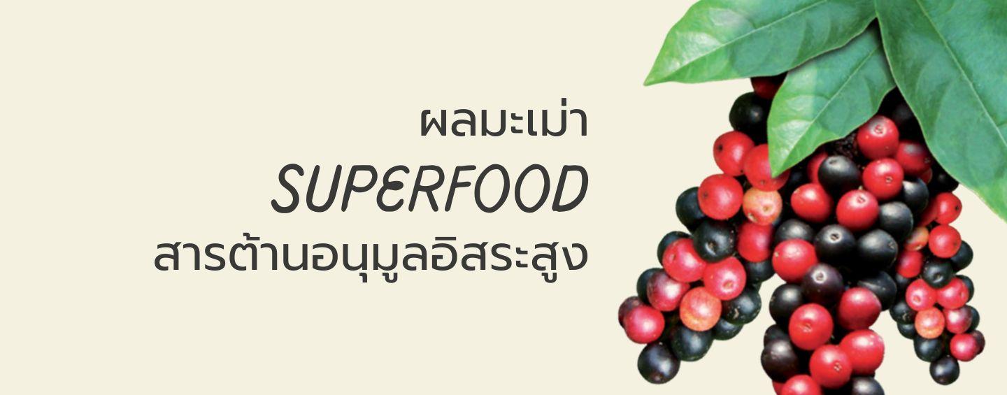 มะเม่า Superfood สารต้านอนุมูลอิสระสูง