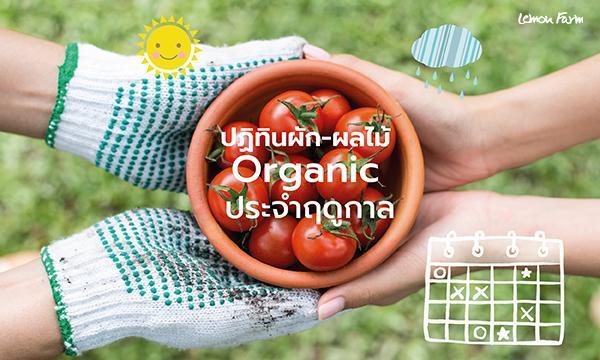 ปฏิทินผัก-ผลไม้ Organic ประจำฤดูกาล