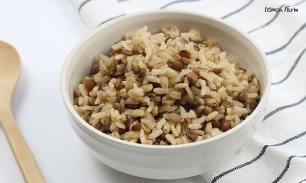 ข้าวหุงธัญพืช (ข้าวบาร์เลย์+ถั่วเลนทิล) Organic