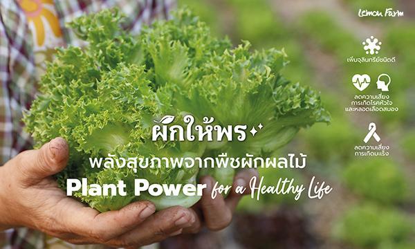 ผักให้พร พลังสุขภาพจากพืชผักผลไม้ Plant Power for a Healthy Life