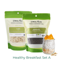 Healthy Breakfast Set A for Overnight Oats and Chia Pudding