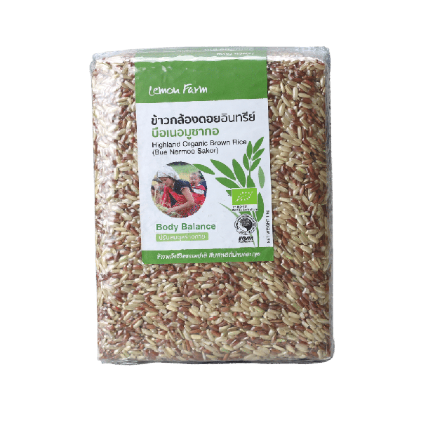 Highland Organic Brown Rice (Bue Nermoo Sakor) 1 kg
