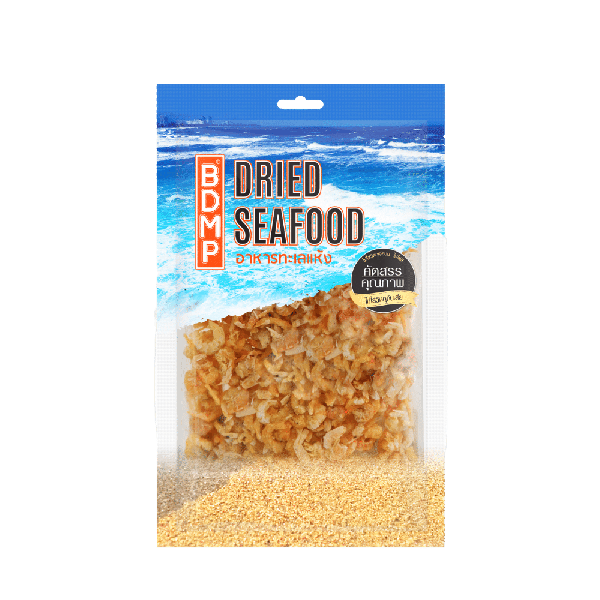 กุ้งแก้วแห้ง กุ้งมันขนาดใหญ่ BDMP 100 g