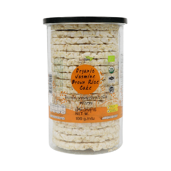 Organic Jasmine Brown Rice Cake 100 g