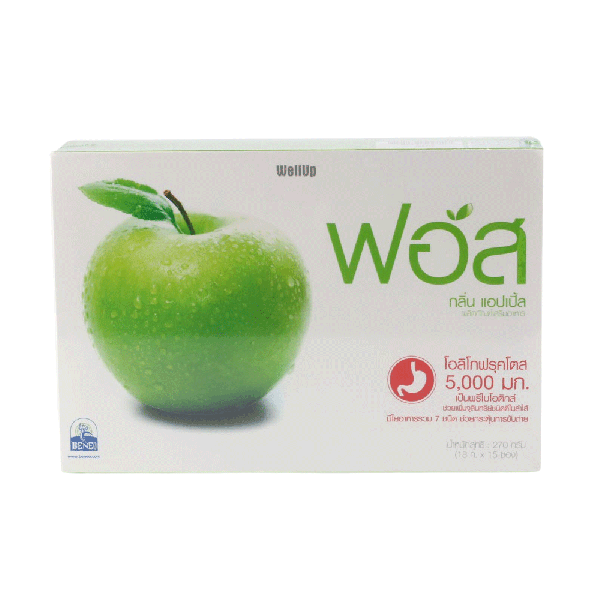 ผลิตภัณฑ์เสริมอาหารกลิ่นแอปเปิ้ล (18 g x 15 ซอง)