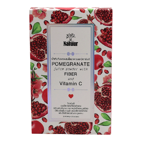 Pomegranate Juice Power with Fiber and Vitamin C 10 sachets