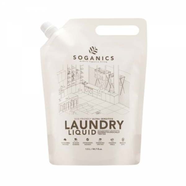 Eco Friendly Ultra Sensitive Laundry Liquid 1500 ml Refill