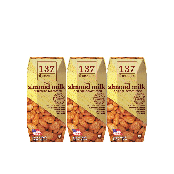 Almond Milk Unsweetened 180 ml x 3 boxes