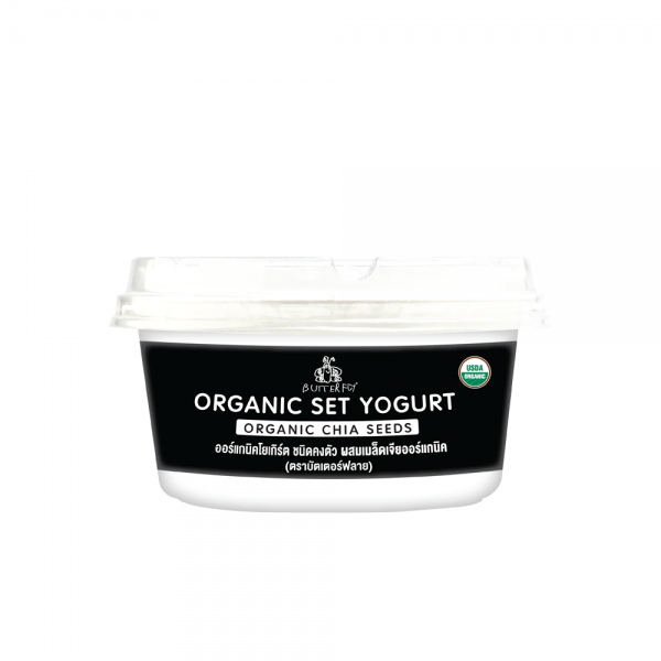 Organic Set Yogurt with Organic Chia Seeds 100g