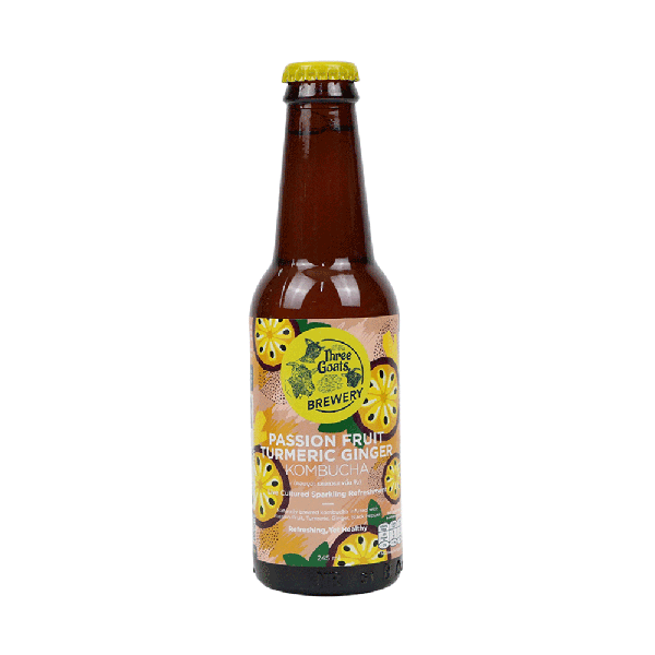 คอมบูฉะ รสเสาวรส ขมิ้น ขิง 245 ml