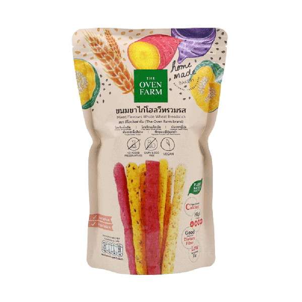 Mixed Flavoured Whole Wheat Bredstick 80 g