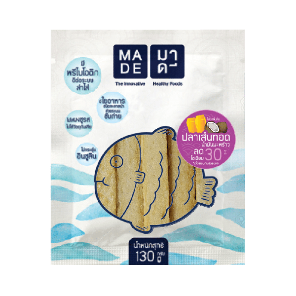 ปลาเส้นทอดน้ำมันมะพร้าว 130 g