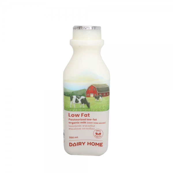 Pasteurized Low Fat Organic Milk 200 CC
