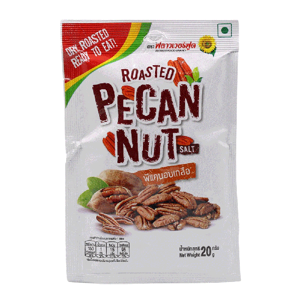 Flower Food Peacan Nut Raosted and Salted 20 g