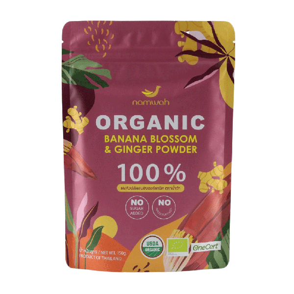 Organic Banana Blossom and Ginger Powder 150 g