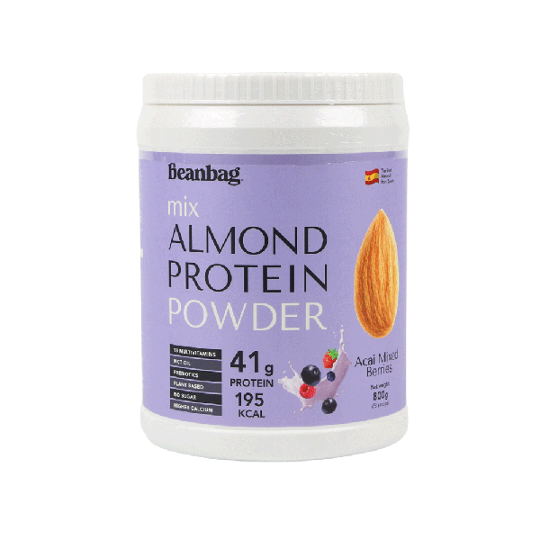 Plant Protein and Almond Powder Beverage Acai Mixed Berries Flavoured 800 g