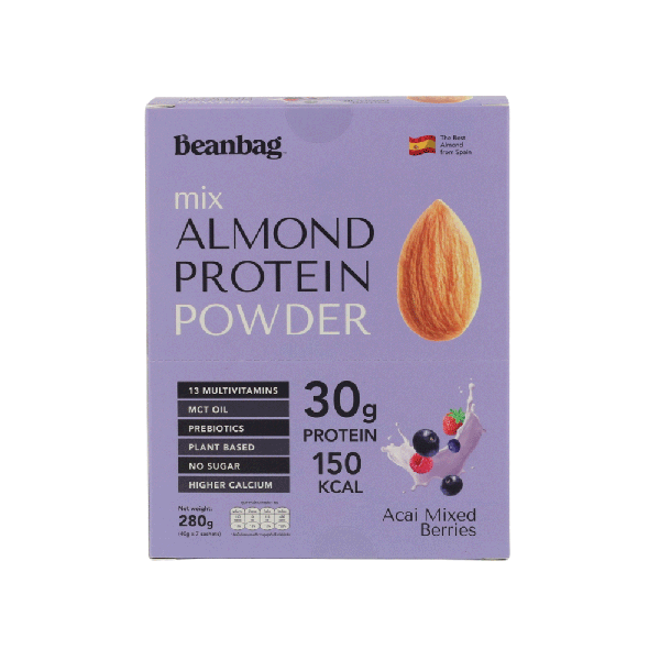 Plant Protein and Almond Powder Beverage Acai Mixed Berries Flavoured 280 g