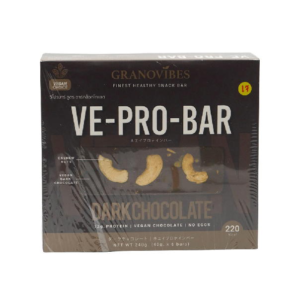 Ve Pro Bar Dark Chocolate 40 g x 6 bars