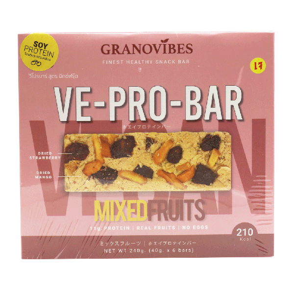 Ve Pro Bar Mixed Fruits 40 g x 6 bars