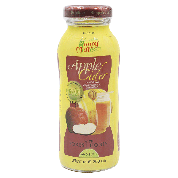 น้ำแอปเปิ้ลไซเดอร์น้ำผึ้งป่า 200 ml