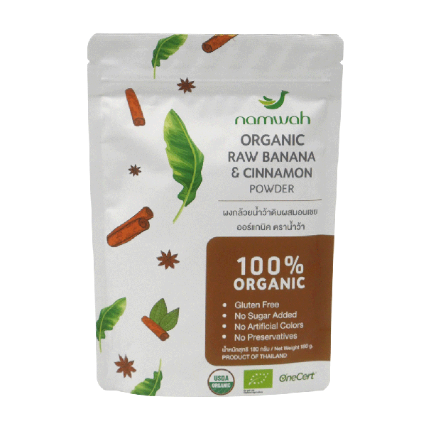 Organic Raw Banana and Cinnamon Powder 180 g