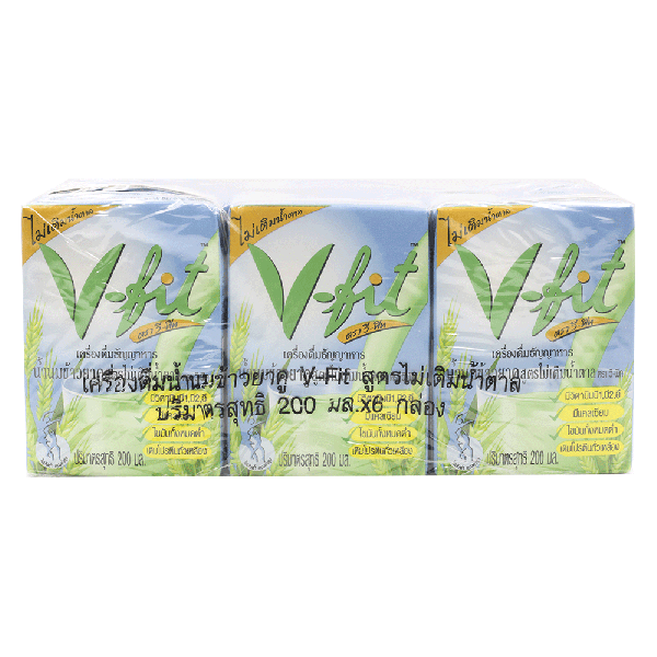Young Rice Milk Cereal Drink No Sugar Added 200 ml x 6 Boxes