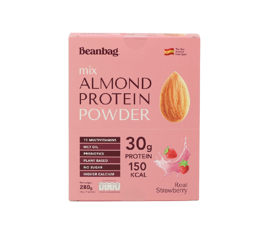 Plant Protein and Almond Powder Beverage Strawberry Flavoured 280 g