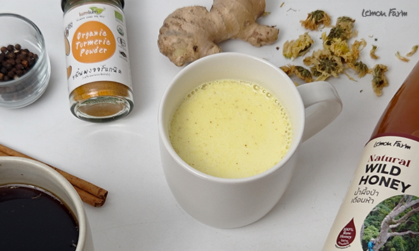 🌿เครื่องดื่มสมุนไพร + น้ำผึ้ง ชุ่มคอบำรุงปอด