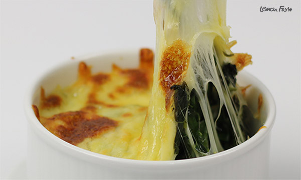 🧀ผักโขมอบชีส